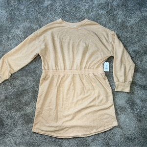 Sweatshirt Dress with Pockets